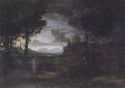 Claude Lorrain, Nocturnal Landscape with Jacob and the Angel (mk17)